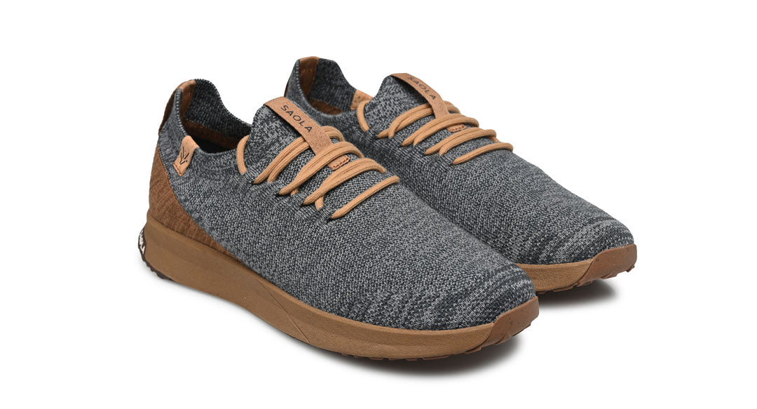 Tsavo M 2.0 Wool Steel Grey - Tobacco - SAOLA EUROPE © 2024