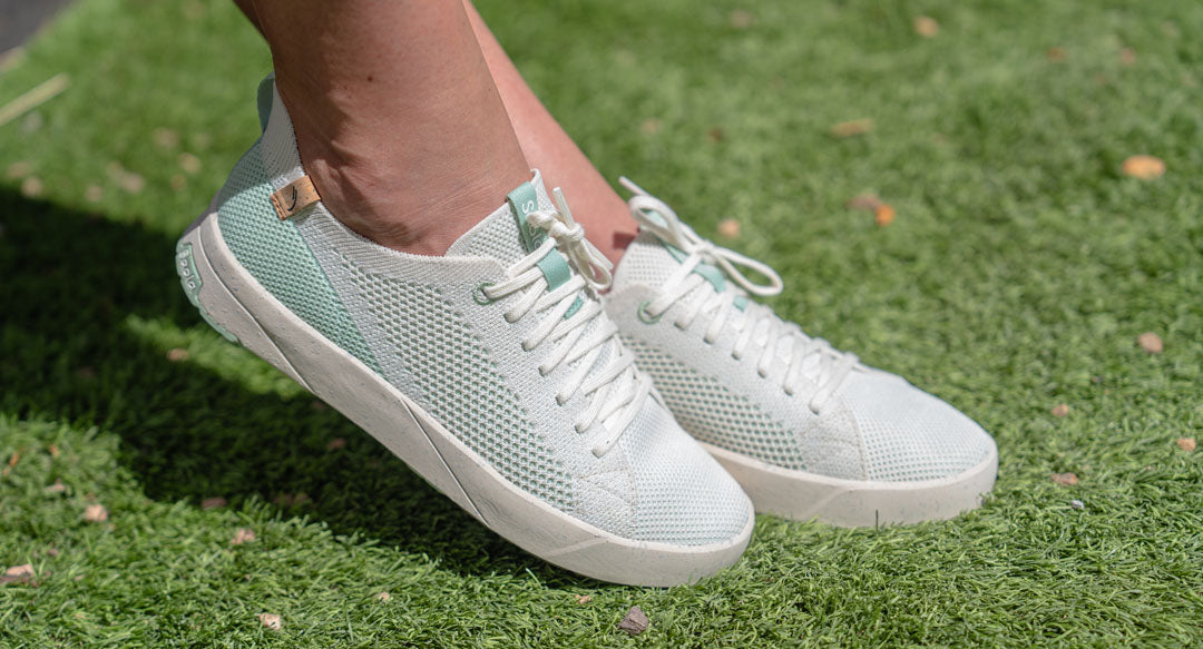 Cannon Knit W 2.0 White / Cameo Green - SAOLA EUROPE © 2024