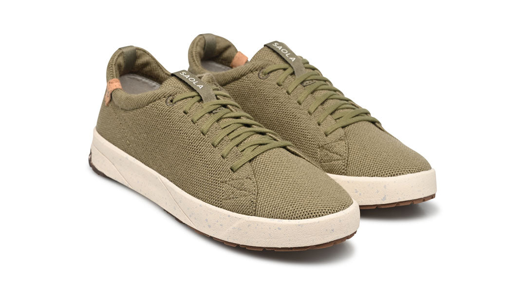 Cannon Knit W 2.0 Wool Burnt Olive - SAOLA EUROPE © 2024