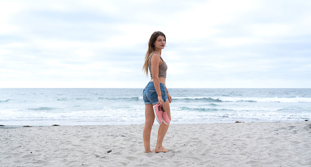 Chaussures femme de couleur rose