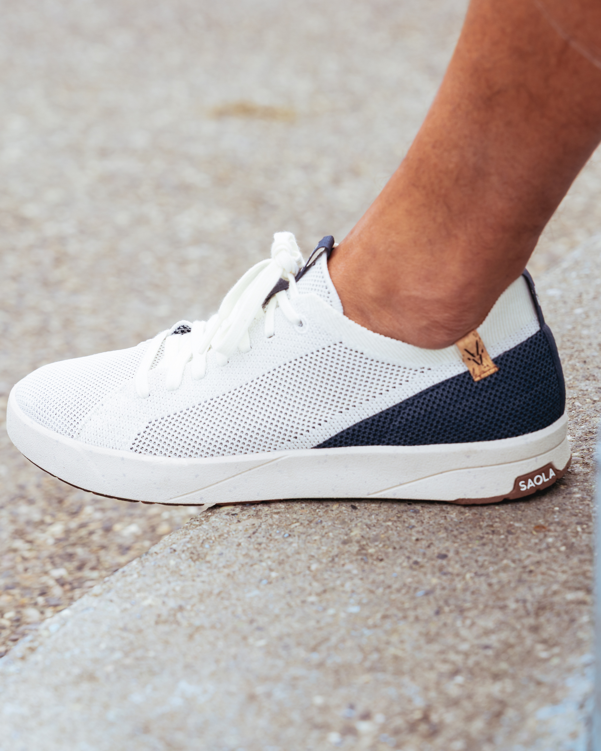 Cannon Knit M 2.0 White / Navy - SAOLA EUROPE © 2024