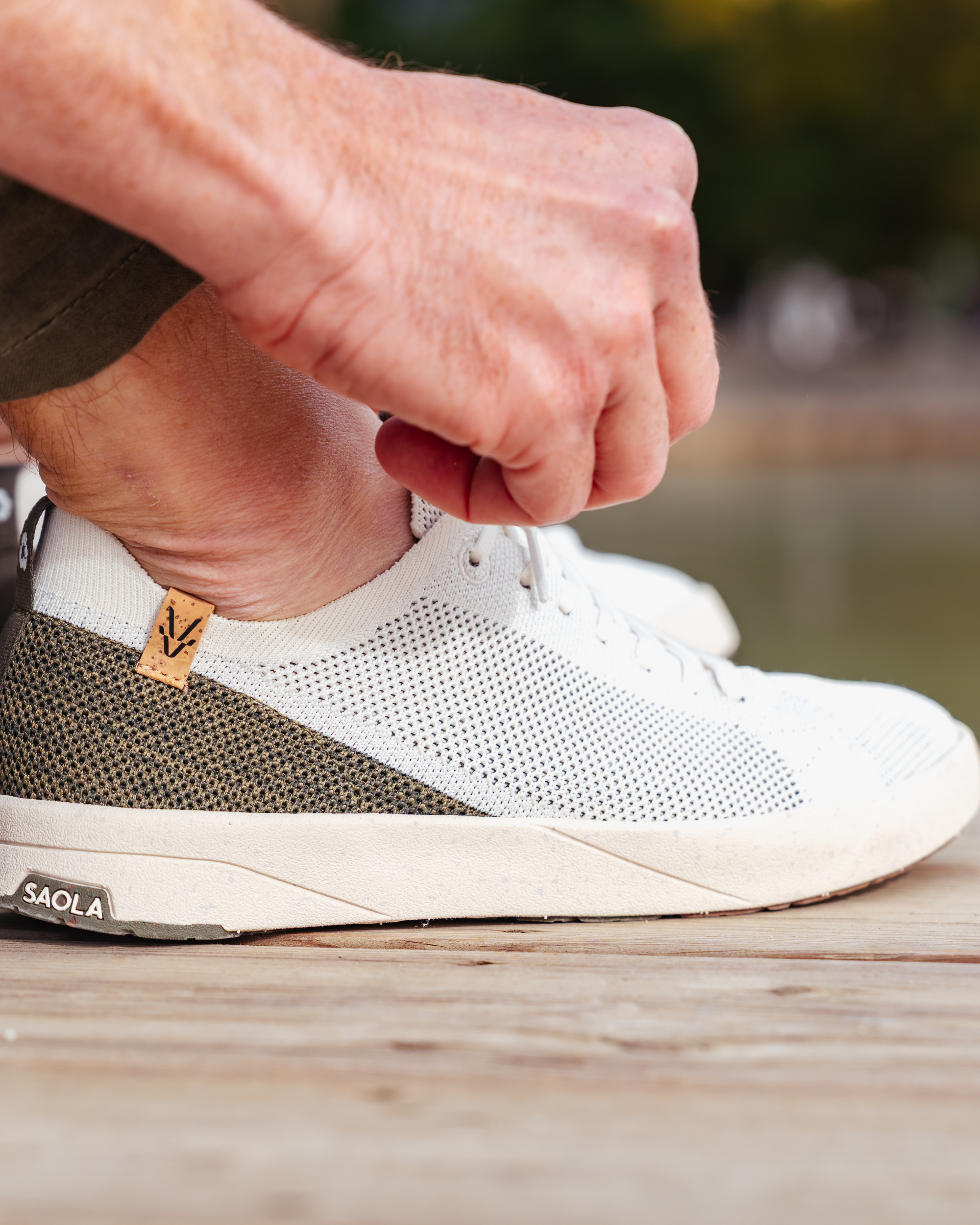 Cannon Knit 2.0 M White Olive - SAOLA EUROPE © 2024