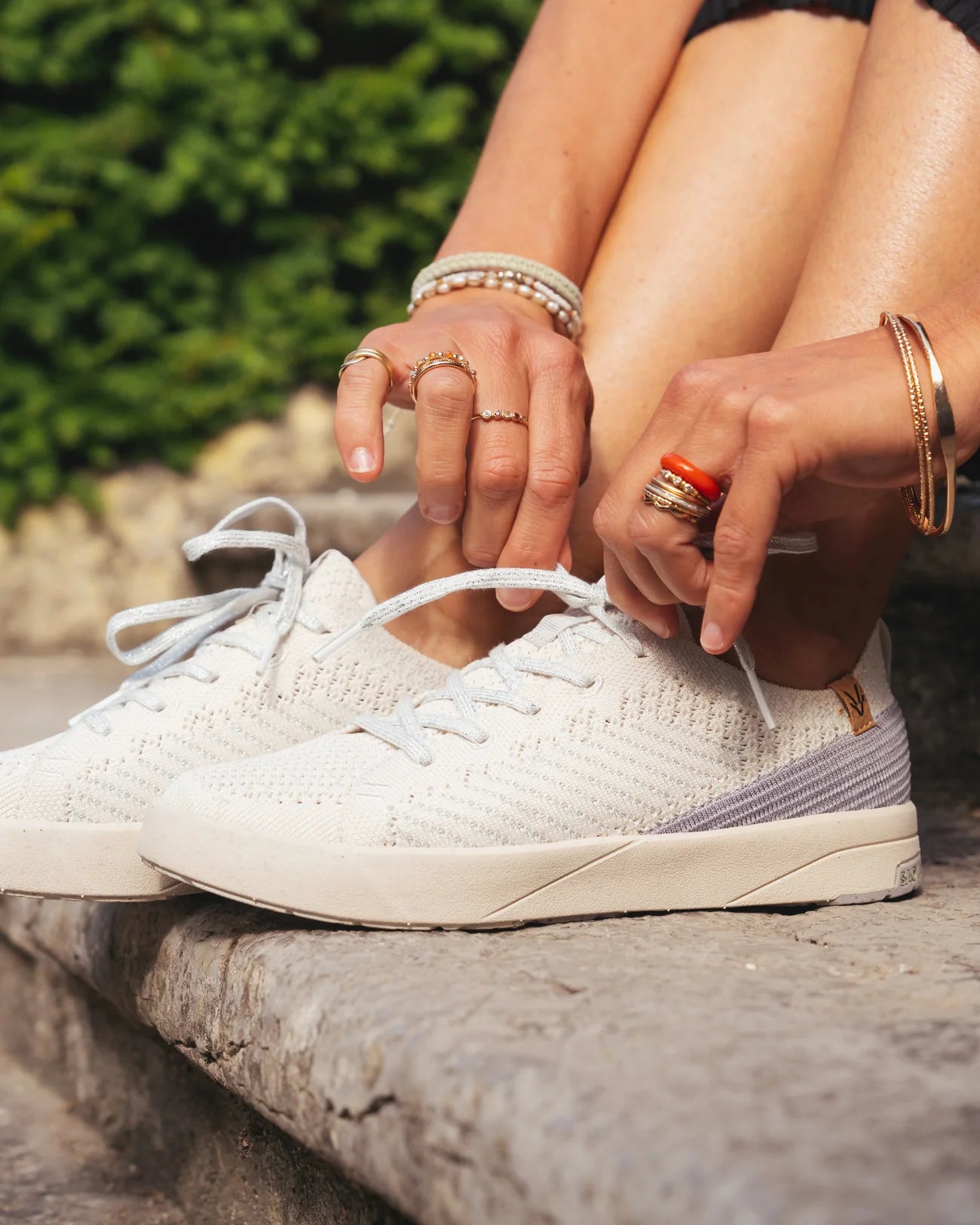 Cannon Knit 3 W White Mauve - SAOLA EUROPE © 2024