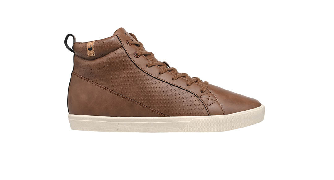 Chaussure homme de couleur chocolat vue du coté droit